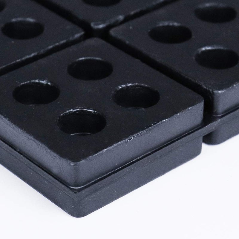 Forestchill Anti Vibration Rubber Pads, 4" X 4" X 3/4" Heavy Duty Waffle Vibration Isolation Pad for HVAC, Air Compressor, Washer and Dryer, Air Conditioner Units, 4 Pack - Image 3